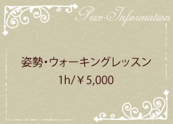 姿勢・ウォーキングレッスン